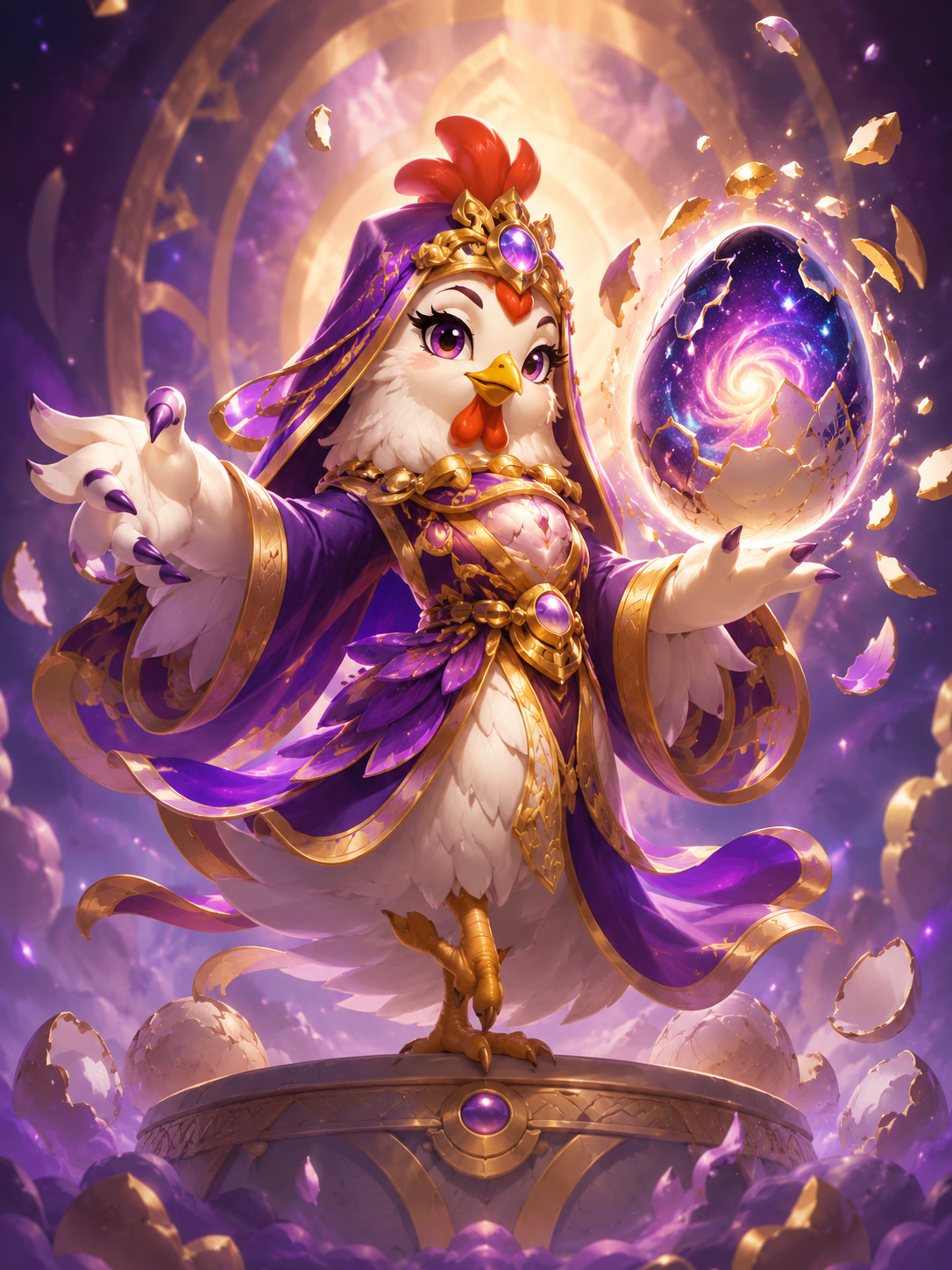 Sœur Cocotte, disciple mystique du Poulet Cosmique
